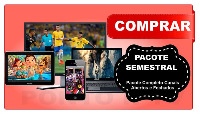 Pacote de Canais Iptv Semestral